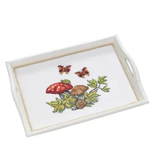 Neue Kollektion Stickerei Herbst für Tablett