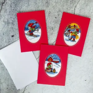 Stickpackung Karten Wichtel 3-er Pack Jetzt Kaufen