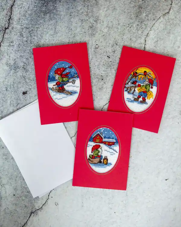 Stickpackung Karten Wichtel 3-er Pack Jetzt Kaufen