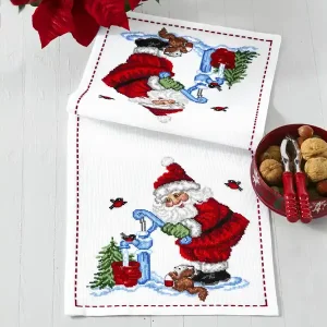 Stickpackung Läufer Der Weihnachtsmann bereitet sich vor Kracherpreis