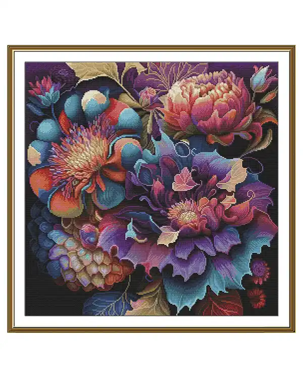 Stickpackung Bild Tropische Blume Rabatt