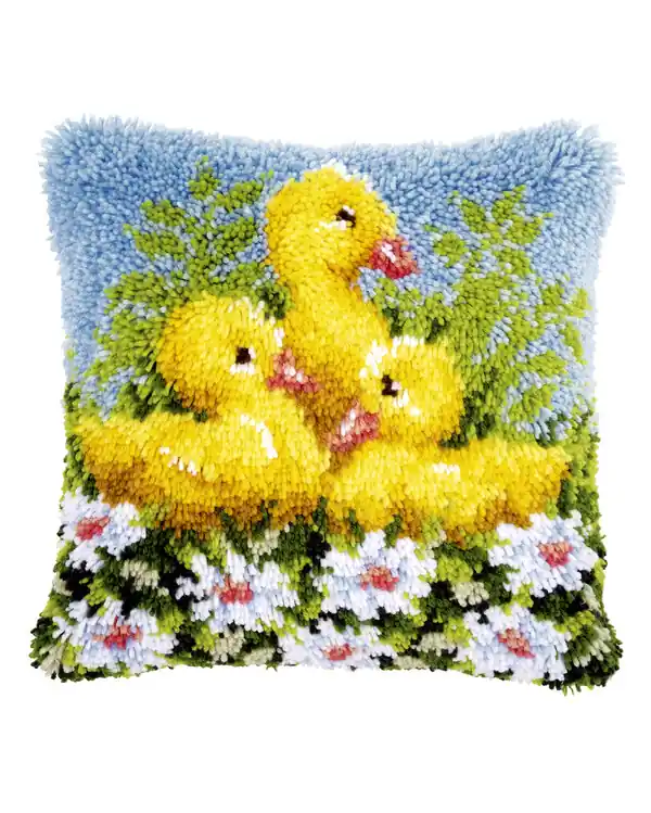 Mega-Angebot Knüpfkissen Ententeich