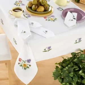 Stickpackung Decke Stiefmütterchen Echt