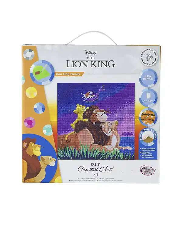 Neu Im Sortiment Crystal Art Canvasbild König der Löwen