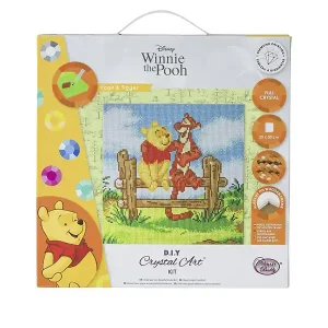 Gleich Bestellen Crystal Art Canvasbild Winiie Puuh und Tiger