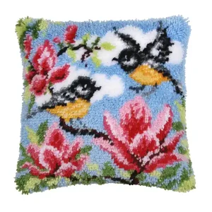 Knüpfkissen Magnolien Sonderaktion