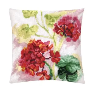 Neue Kollektion Stickpackung Kissen Kissen Geranie