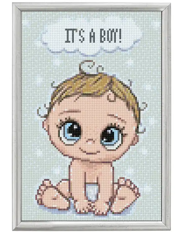 Solange Der Vorrat Reicht Diamond painting Junge