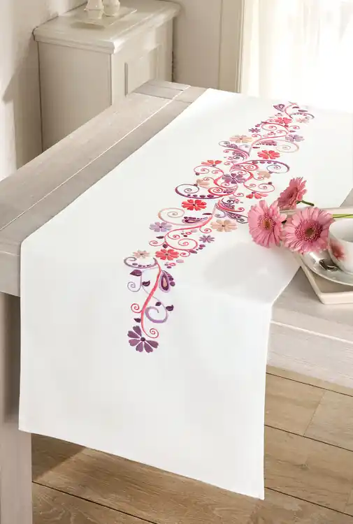 Sonderangebot Läufer Blumenornament