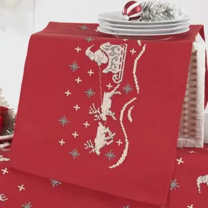 Stickpackung Läufer Wichtel mit Schlitten Zertifiziert