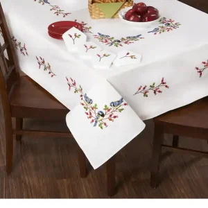 Stickpackung Decke Vögel und Beeren Preiswert