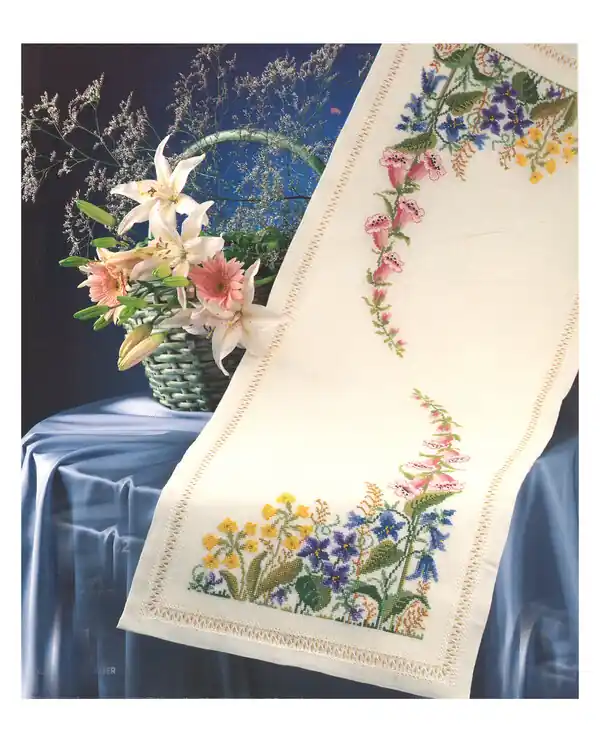 Läufer Wildblumen Aida Neu