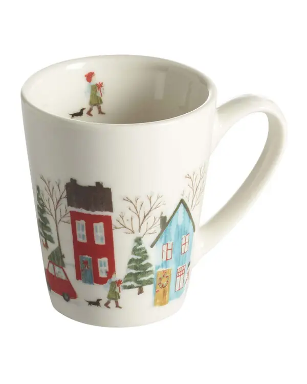 Sofort Bestellen Glühweintassen Winter 2-er Pack mit handgemaltem Motiv