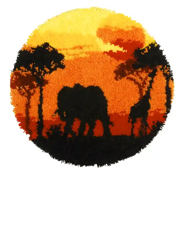 Beliebt Knüpfmatte Afrika