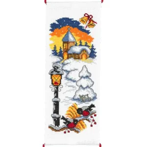 Sale Stickpackung Miniwandbehang Schneefall