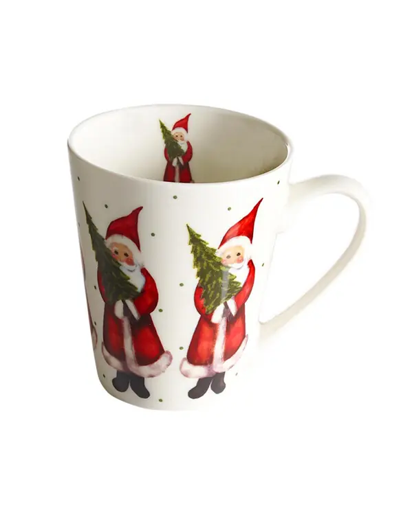 Porzellantasse mit aufgedrucktem Motiv Julefrid 2-er Pack Versand Am Gleichen Tag