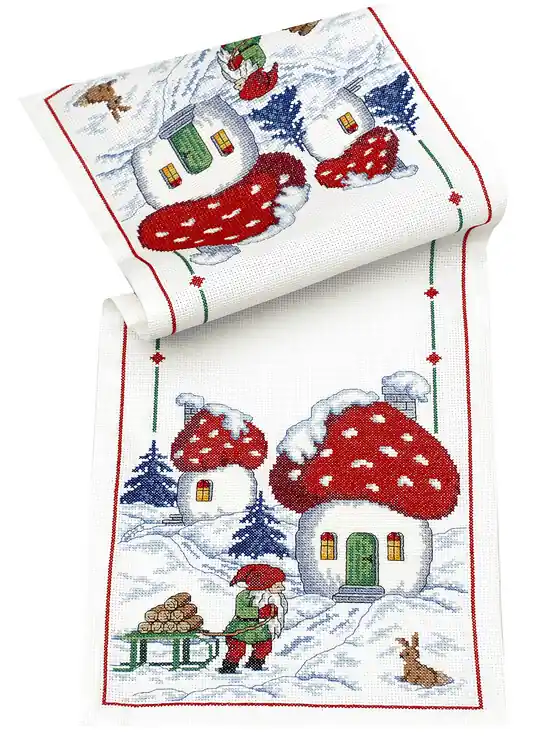 Solange Der Vorrat Reicht Stickpackung Läufer Pilzdorf