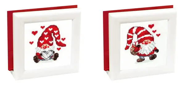 Stickereien Herzen 2-er Pack Billig