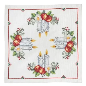 Stickpackung Deckchen Kerzenschein Knallerangebot