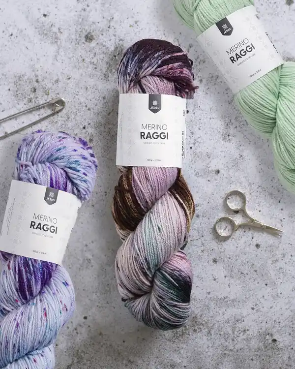 Neue Kollektion Garn Järbo Merino Raggi
