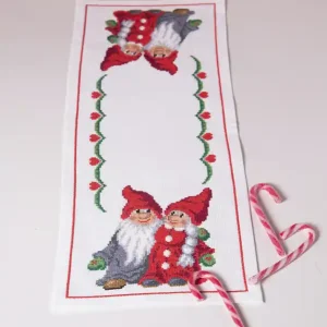 Heißes Angebot Stickpackung Läufer Wichtelpärchen