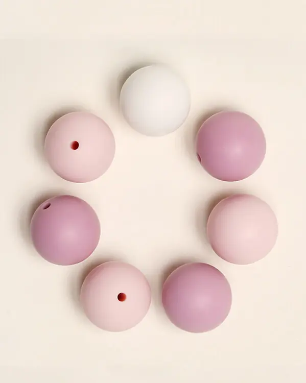 Perlen 15 mm Rosa Mix Markenware