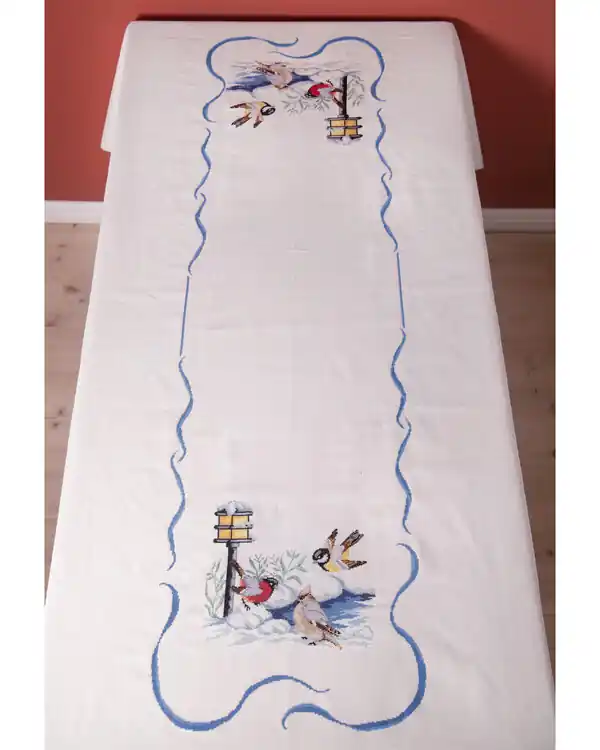 Stickpackung Große Decke Wintervögel Direktkauf