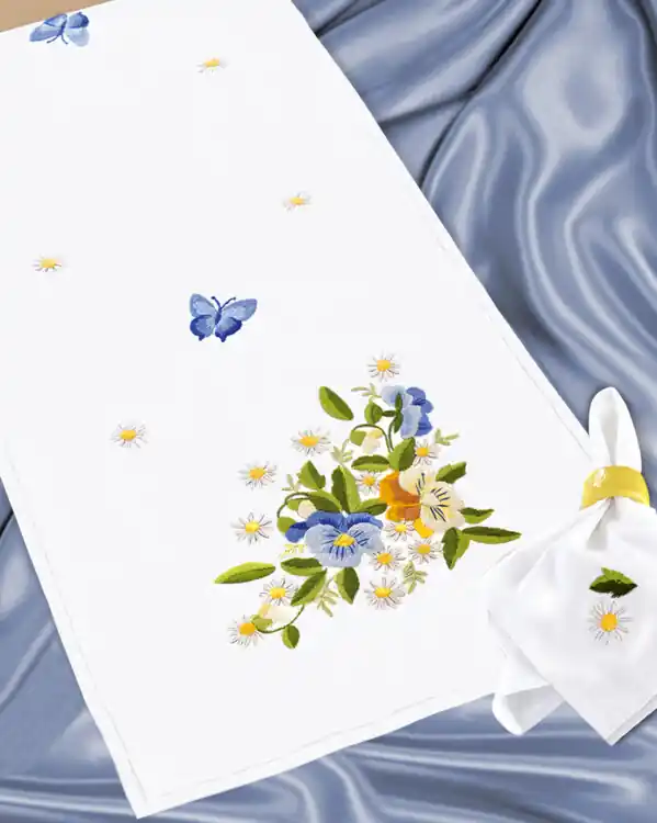 Läufer Stiefmütterchen mit oder ohne Garn Finale Aktion