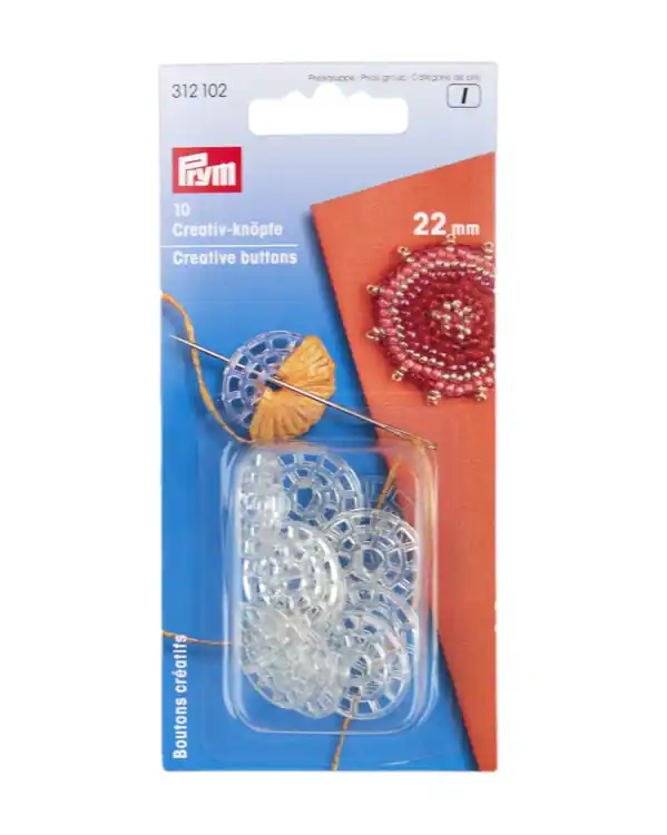 Kreativa knappar 22 mm Sale