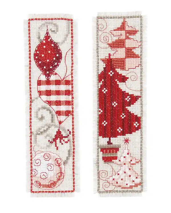 Geprüft Stickpackung Lesezeichen Weihnachtswunder 2-er Pack