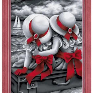 Schnäppchen Diamond painting Schwestern