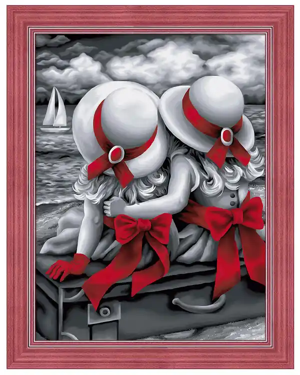 Schnäppchen Diamond painting Schwestern