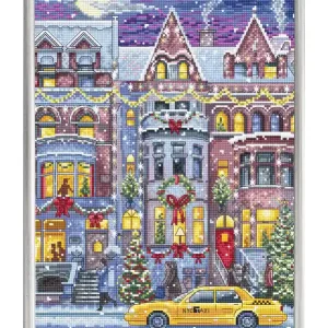 Finale Aktion Stickpackung Bild Weihnachtsstrasse