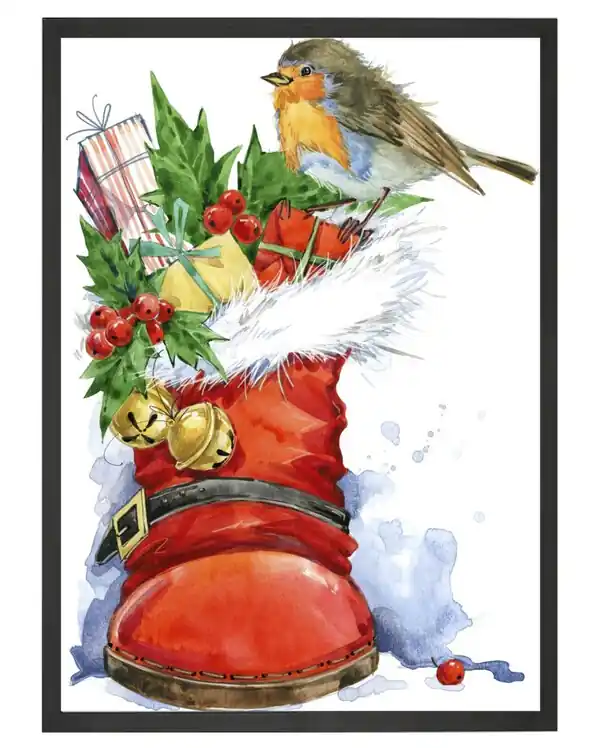 Zertifiziert Diamond painting Weihnachtsvogel