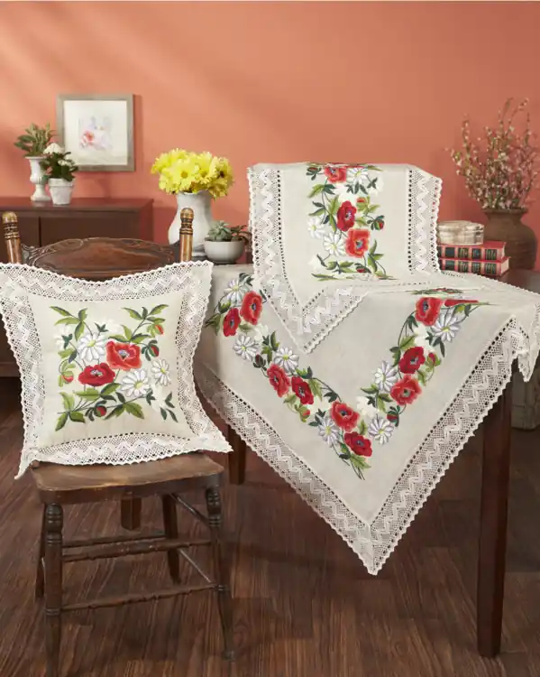 Läufer Blumen mit oder ohne Garn Markenprodukt