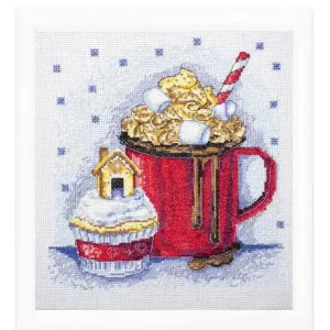 Neue Kollektion Stickpackung Bild Gemütliche Weihnachten