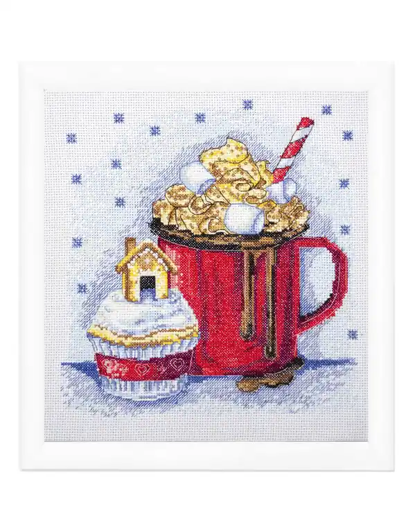 Neue Kollektion Stickpackung Bild Gemütliche Weihnachten