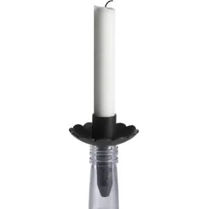 Handgefertigter Kerzenhalter für Flasche Exklusiv