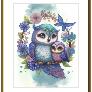 Limited Edition Perlenstickerei Mutterliebe