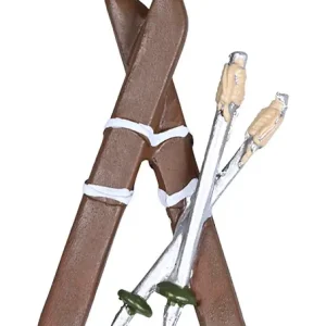 Wichteltür Ski und Stöcke Mega-Angebot