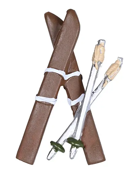 Wichteltür Ski und Stöcke Mega-Angebot