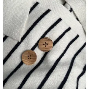 Holz Knopf 25 mm 4-er Pack Kostenfreie Lieferung