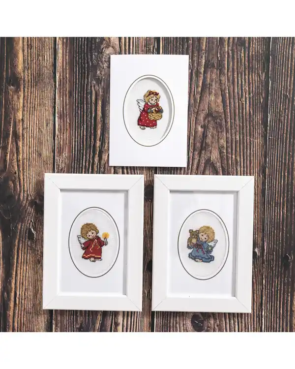 Sale Stickpackung Karten Engel 3-er Pack