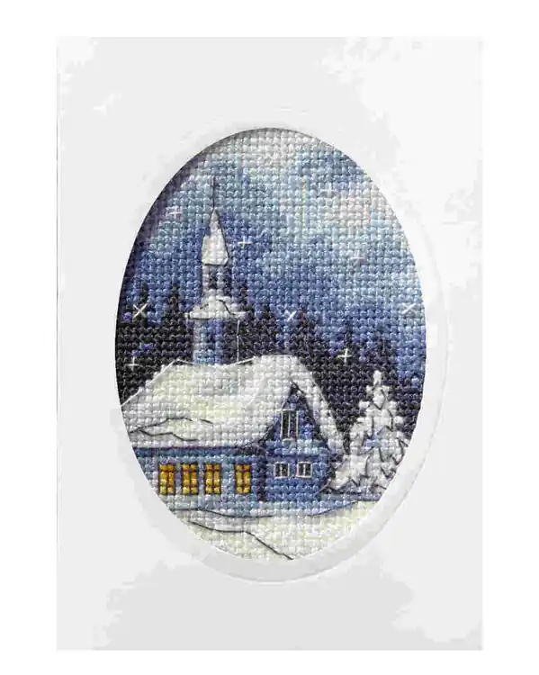 Stickpackung Karte Kirche Direktkauf