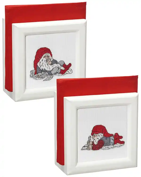 Neue Kollektion Stickerei Wunschliste 2-er Pack für Serviettenhalter 2-pack