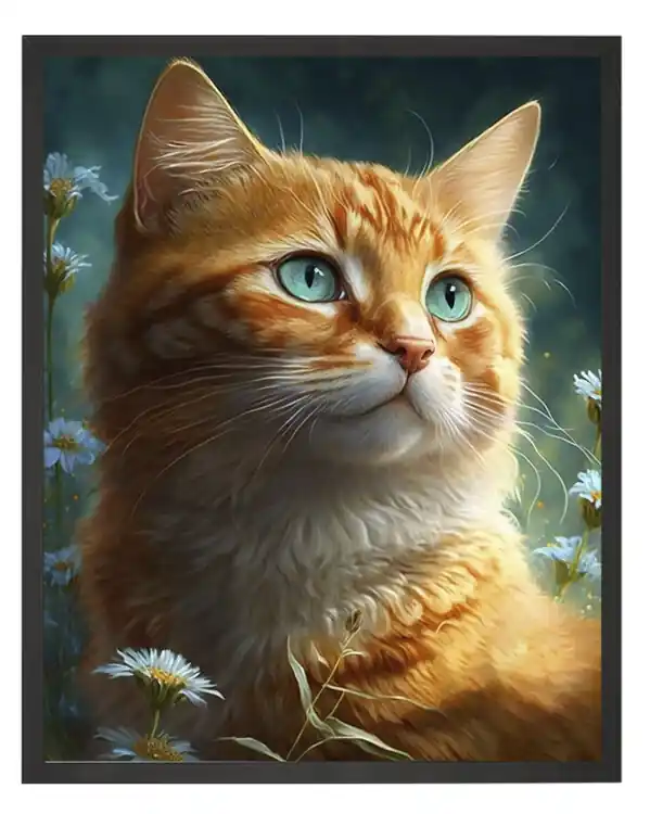 Paint by numbers Ginger Cat Neu Im Sortiment