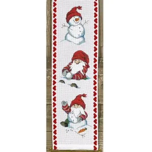 Schneller Versand Stickpackung Glockenzug Schneespiel