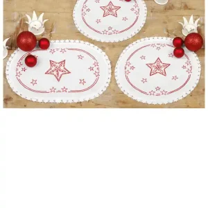 Stickpackung Tischdecke Weihnachtsmuster 3-er Pack Super-Preis