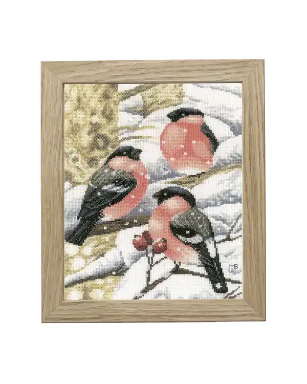 Highlight Stickpackung Bild Dompfaffen