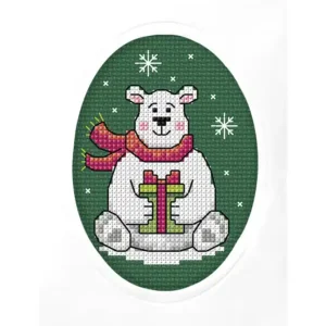Stickpackung Karte Eisbär Neuheit
